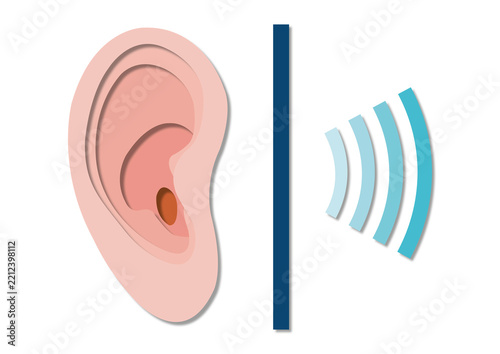 Deafness, conceptual illustration