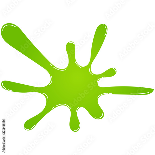 Green Sticky Slime Blob