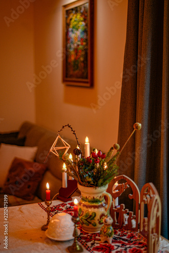 Traditional Ukrainian Christmas decorations 
