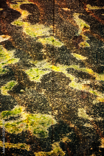 Dark Industrial Grime Rusty Metal Corrosion Texture | Oxidized Steel Background