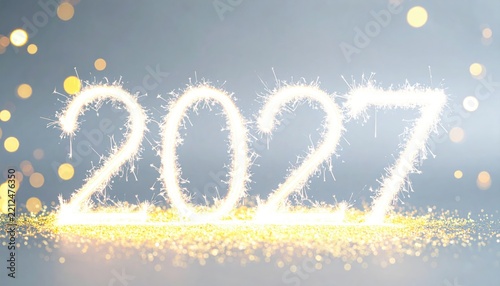 Golden Sparkler Celebration 2027 new year