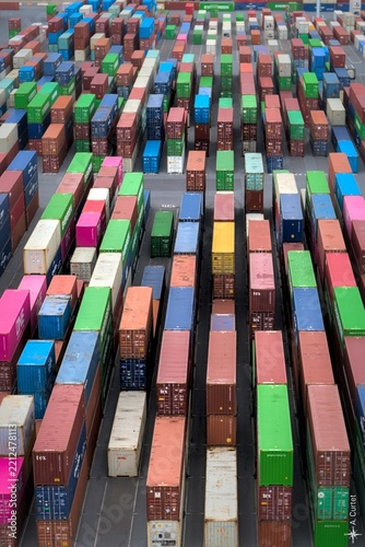 Shipping container terminal