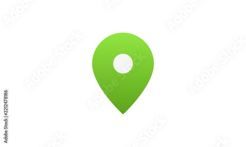 Green Map Pin Pointer Location Marker GPS Position Icon PNG Graphic Element