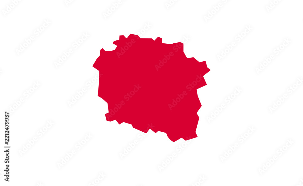 Obraz premium Kuyavian_Pomeranjan_Poland_map_highlighted illustration image graphic visual for digital media presentations design projects print marketing content c