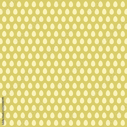 Easter holiday square congratulation card backdrop: yellow eggs against golden background