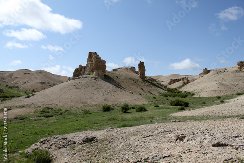 Kuşça Fairy Chimneys (Celil Gorge Fairy Chimneys), near the Kuşça Neighborhood of Konya's Cihanbeyli district.