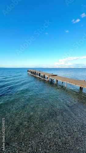 Beautiful Mediterranean Beach and Turquoise Sea on Corfu Island