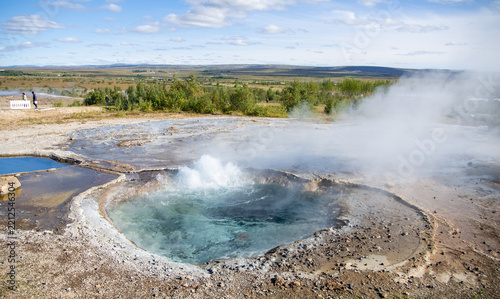 Fotografie Iceland Geysir spring