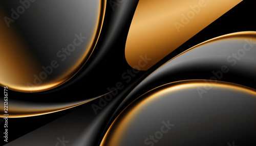 3d render, abstract background illuminated with neon light. Glowing wavy lines Futuristic minimal wallpaper