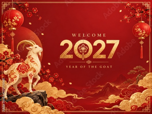 Welcome the Year 2027 With Fireworks and Celebrations for the Year of the Goat