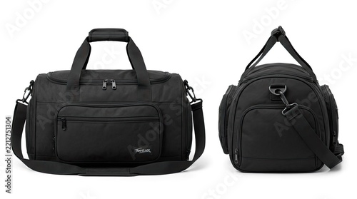 black bag isolated on white
