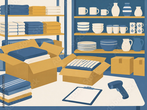 Small business stockroom inventory
