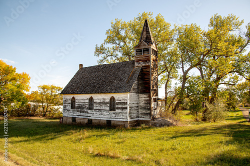 Rural church abandoned