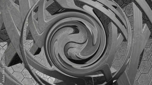 abstract fractal background. motion video for designers	
