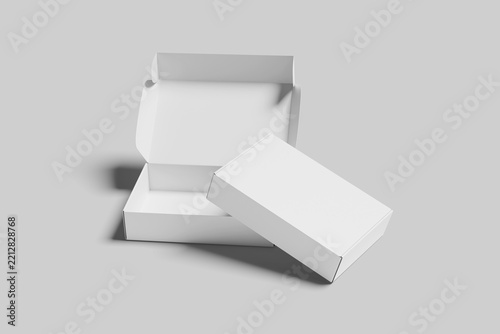 Blank Packaging Box Mockup