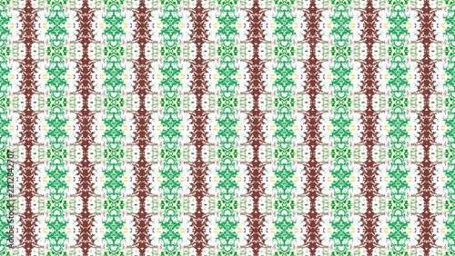 Seamless Abstract Vertical Ornamental Stripe Geometric Pattern