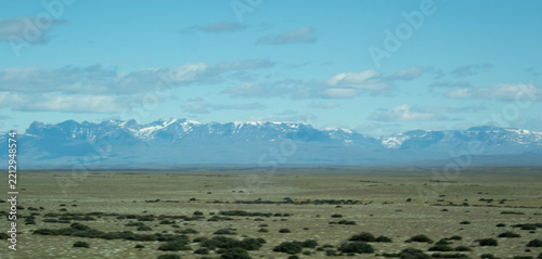 Mountain with snow on top