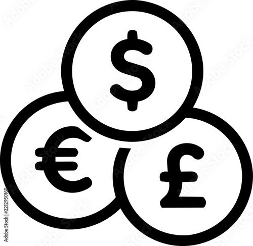 Currency exchange icon