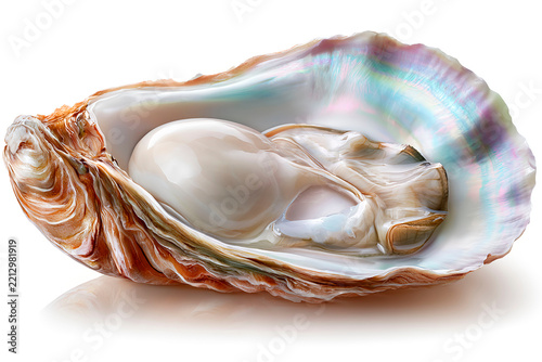 sea shell on white