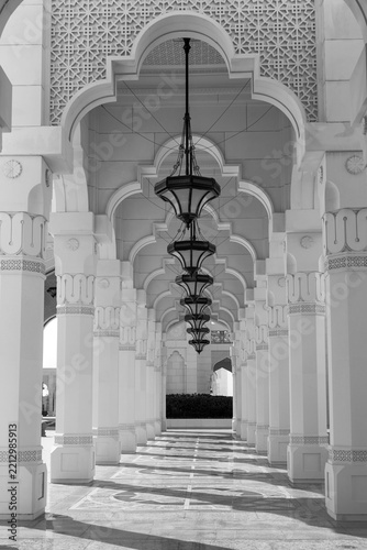 Perfect architectural geometry in black-and-white