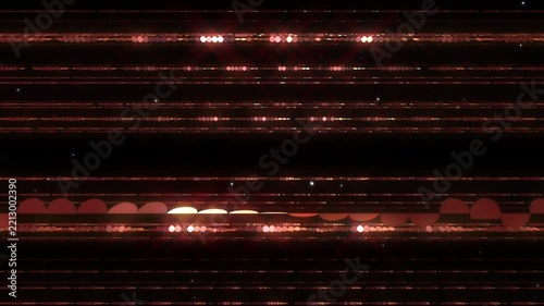 Colorful Dot Line illumination Neon Light space abstract loop background