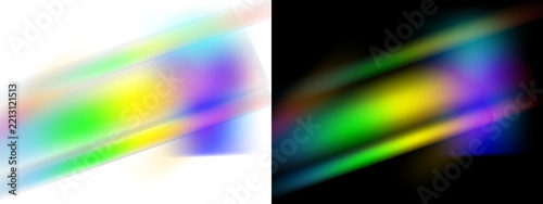 Rainbow Energy Light Trails. Multicolor Glowing Streaks, Vibrant Abstract Light Waves, Dynamic Motion Effect, Transparent Background