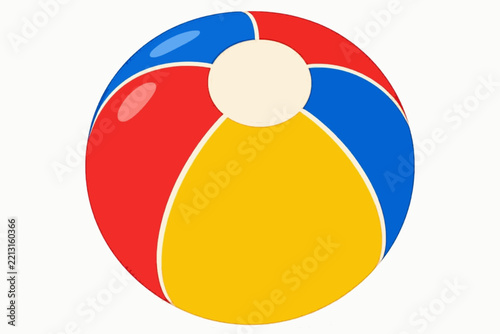 beach ball on beach