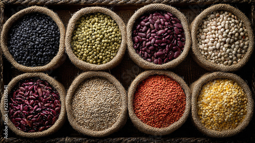 beans legumes and grains