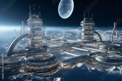 A future logistics network connecting the entire orbital environment.