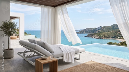 Open-Air Living Room Overlooking Scenic Landscape with Modern Outdoor Design 2