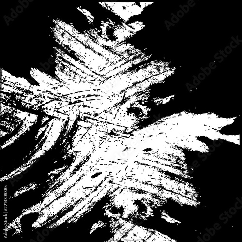 Abstract grunge texture isolated on transparent background