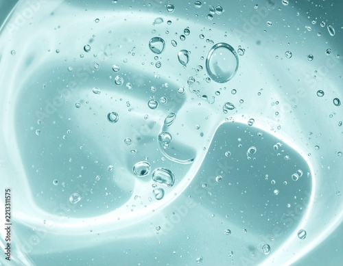Clear moisturizing gel texture full frame background
