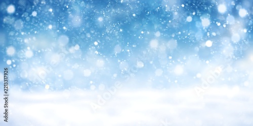 Abstract shimmering blue background with soft light and a mosaic tile effect