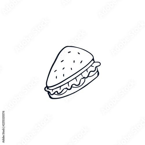 Burger icon design vector illustration