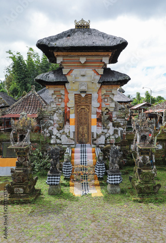 Bali Hindu Gate - Tegallalang Bali Indonesia