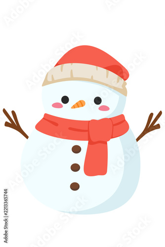 Cute snowman