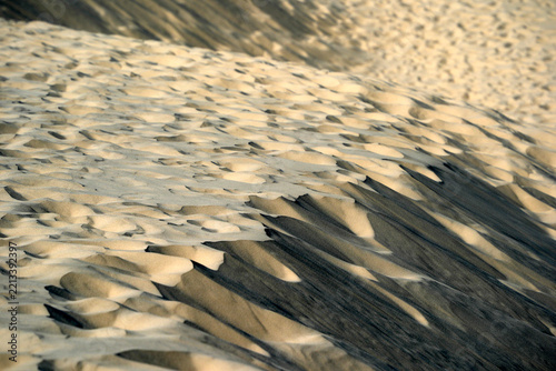 Sand Dune Ripples and Shadow Patterns at Skagen Denmark