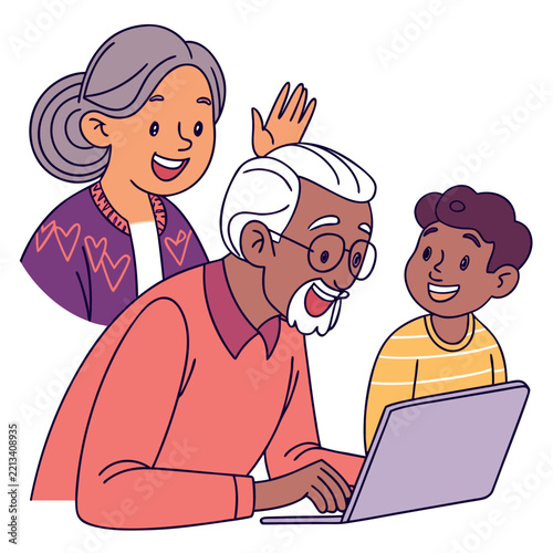 Generations Connected Online, generative AI.