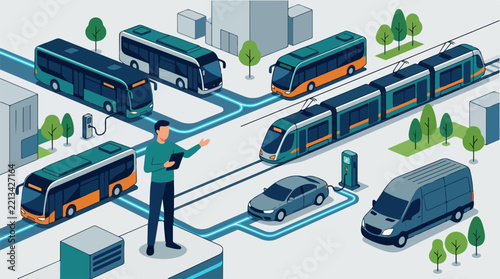 Electric Public Transport Network City