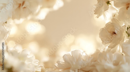 a close up of blurred yellow flowers, creating an effect that highlights their soft petals. they are arranged in what appears to be a floral arrangement, possibly for decorative purposes