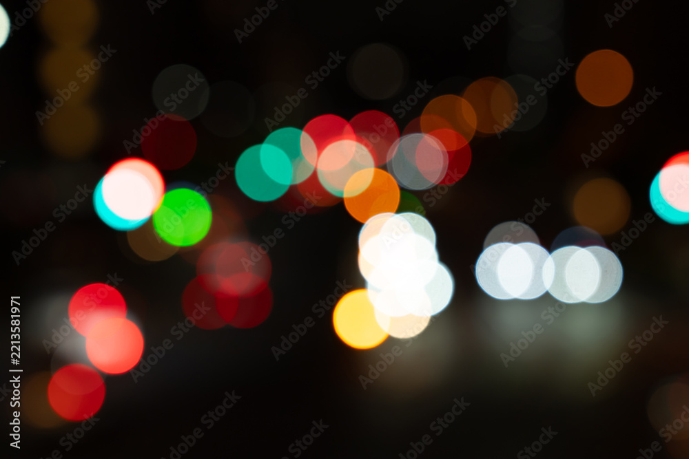 Fototapeta premium ボケた夜景