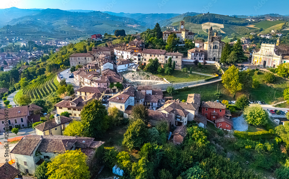 Fototapeta premium View of Neive in the Province of Cuneo, Piedmont, Italy