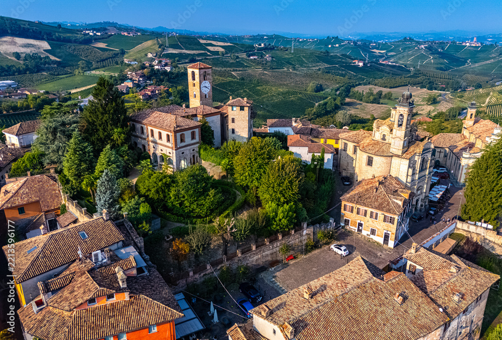 Fototapeta premium View of Neive in the Province of Cuneo, Piedmont, Italy