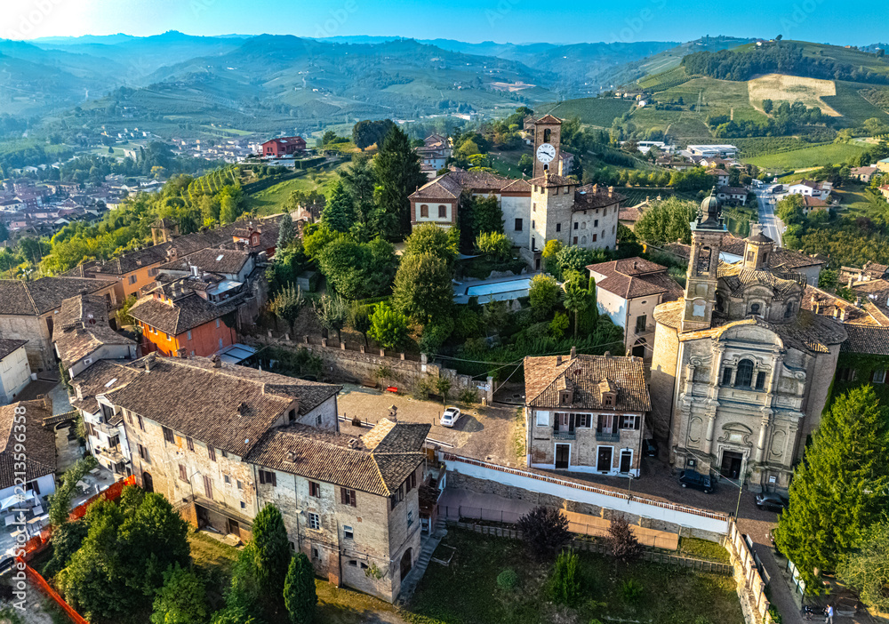 Fototapeta premium View of Neive in the Province of Cuneo, Piedmont, Italy