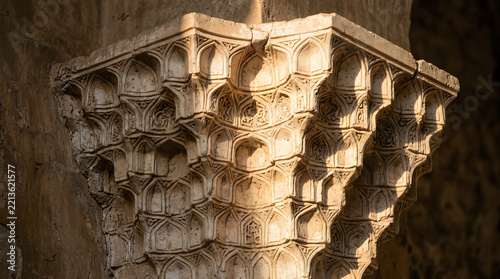 Islamic architecture stone muqarnas detail