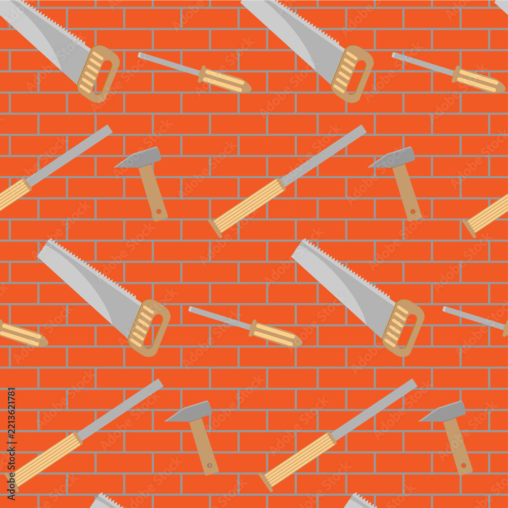 Carpentry tools pattern design