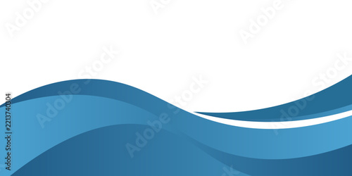 Blue curve line vector background overlap layer paper on white space for text and message design, 