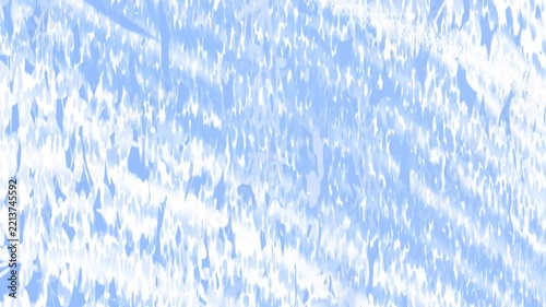 Snowflake Crystal Animated Video Transitions