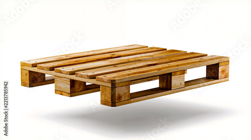 A wooden bench with a rectangular top and a simple design