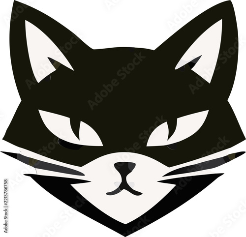 Cat face vector icon with a clean and recognizable feline shape, ideal for pet care brands, veterinary clinics, animal websites, apps, stickers, and merchandise.